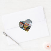 Spielzeug-Kaninchen und Kuhei Herz-Aufkleber (Umschlag)