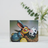 Spielzeug-Kaninchen und Kuhei Postkarte (Stehend Vorderseite)