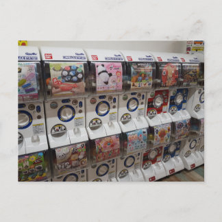 Spielzeug-Kapsel-Münze Machiness Foto Tokyos Japan Postkarte