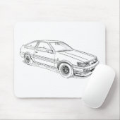 Spielzeug-Korolla Trueno Levin AE86 Mousepad (Mit Mouse)