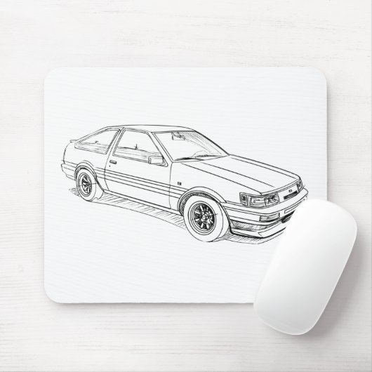 Spielzeug-Korolla Trueno Levin AE86 Mousepad (Mit Mouse)