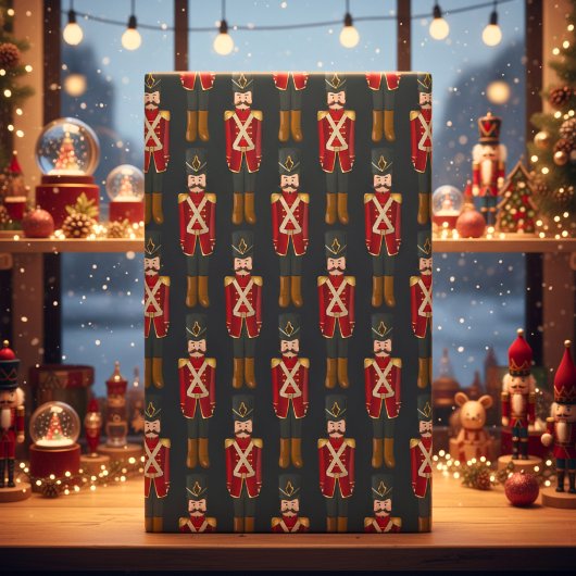 Spielzeug Nutcracker Soldier Wrapping Paper Geschenkpapier