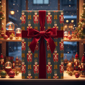 Spielzeug Nutcracker Soldier Wrapping Paper Geschenkpapier