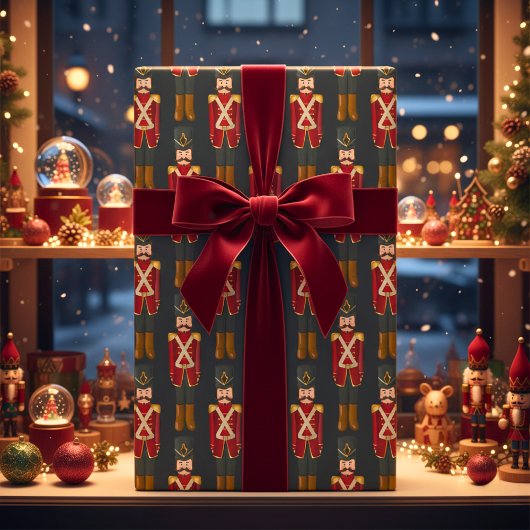 Spielzeug Nutcracker Soldier Wrapping Paper Geschenkpapier