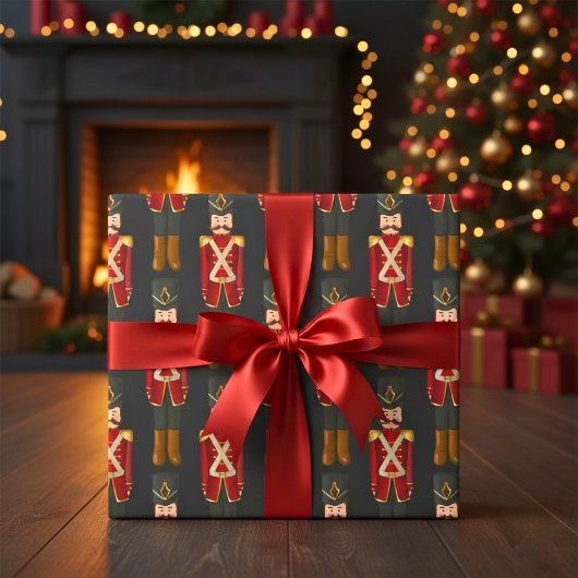 Spielzeug Nutcracker Soldier Wrapping Paper Geschenkpapier