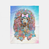 Spielzeug - Pastellöl Fleecedecke (Vorderseite)