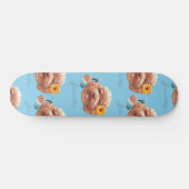 Spielzeug Poodle mit Blume- und Telefondarstellung Skateboard (Horizontal)