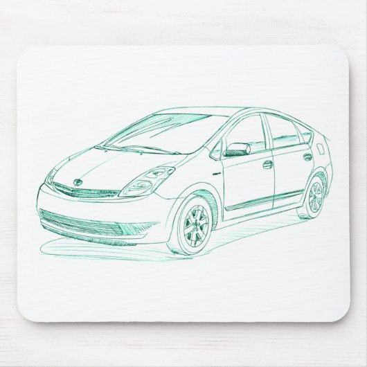 Spielzeug Prius 1. GEN Mousepad (Vorne)