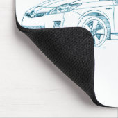 Spielzeug Prius Gen3 2010+ Mousepad (Ecke)