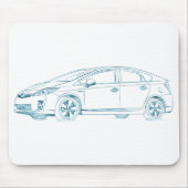 Spielzeug Prius Gen3 2010+ Mousepad (Vorne)