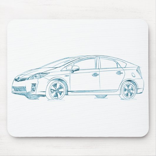 Spielzeug Prius Gen3 2010+ Mousepad (Vorne)