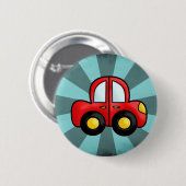 Spielzeug-Retro-Auto-Kunst Button (Vorne & Hinten)