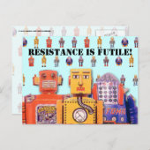 Spielzeug Robot Custom Postcards Postkarte (Vorne/Hinten)