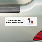 Spielzeug rockt Hobby Pferd mit Ihrer Phrase Autoaufkleber (Auf Auto)