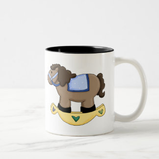 Spielzeug-Schaukelpferd Zweifarbige Tasse