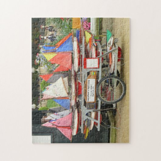 Spielzeug-Segelboote, Luxemburg-Gärten, Paris Puzzle (Vertikal)