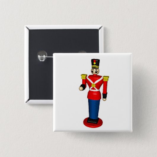 Spielzeug-Soldat Button (Vorne & Hinten)