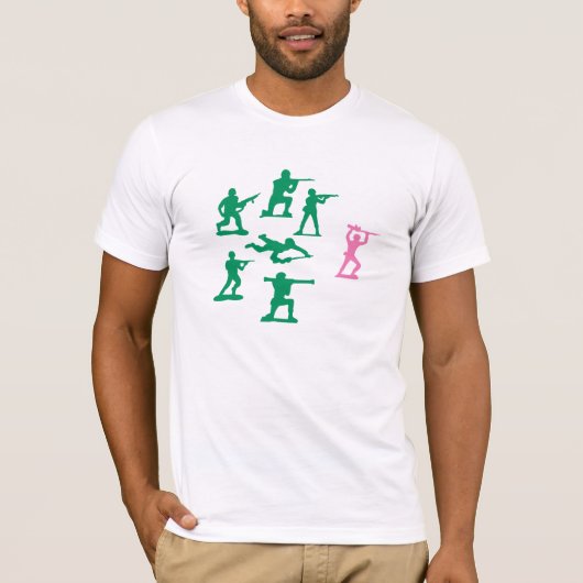 Spielzeug-Soldaten T-Shirt (Vorderseite)