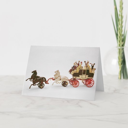 Spielzeug Stagecoach Karte (Vorderseite)