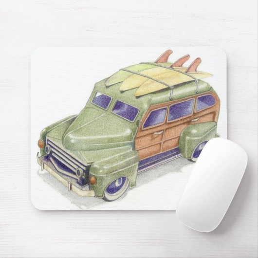 Spielzeug-Surfwagen Mousepad (Mit Mouse)