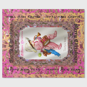Spielzeug von Santa Victorian IV Geschenkpapier