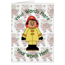 Spielzeug Weibliche Feuerwehrfrau Custom Weihnacht