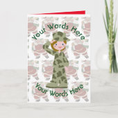 Spielzeug Weibliche Soldat Custom Weihnachten (Vorderseite)