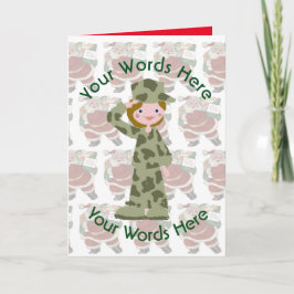 Spielzeug Weibliche Soldat Custom Weihnachten