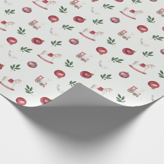 Spielzeug, Ziergegenstände, Tauben Geschenkpapier (Ecke)