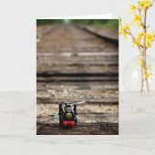 Spielzeug-Zug Karte (Gelbe Blume)