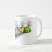 Spielzeug-Zug-Tasse Kaffeetasse (VorderseiteRechts)