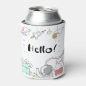 Spielzeugastronaut Rocket Planet Galaxy Alien Mons Dosenkühler (Kanne Vorderseite)