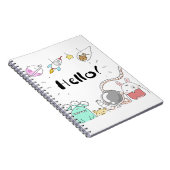 Spielzeugastronaut Rocket Planet Galaxy Alien Mons Notizblock (Rechte Seite)