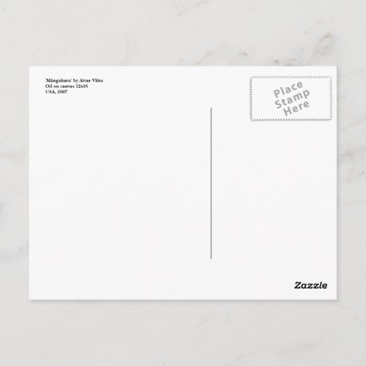 Spielzeugbär Postkarte (Rückseite)