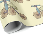 Spielzeugbike Geschenkpapier (Rolleneckpunkt)