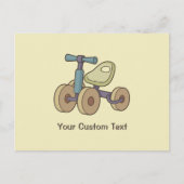 Spielzeugbike Postkarte (Vorderseite)