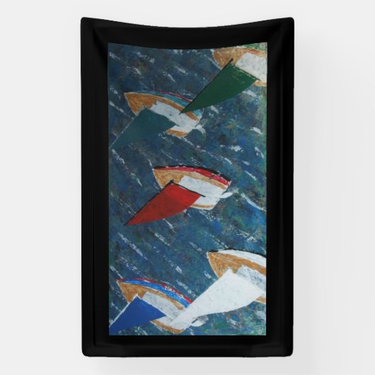 Spielzeugboote Banner (Vertikal)