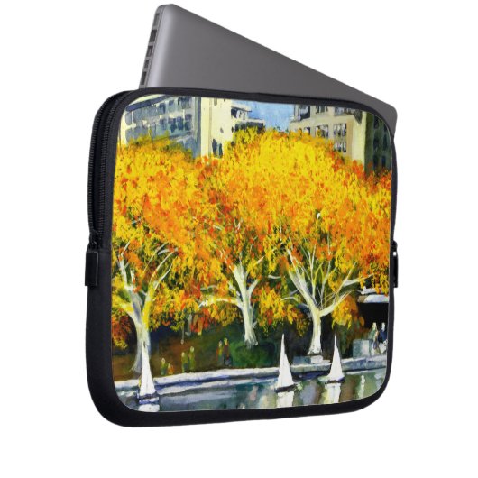 Spielzeugboote im Park Electronics Bag Laptopschutzhülle (Vorne Rechts)