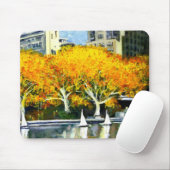 Spielzeugboote im Park Mousepad (Mit Mouse)