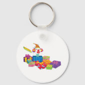 Spielzeugclown in einem Schlüsselanhänger (Vorderseite)