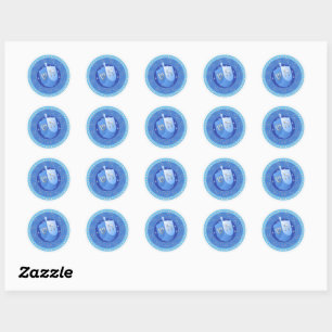 Spielzeugdreidel Runder Aufkleber