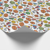 Spielzeuge geschenkpapier (Ecke)