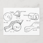 Spielzeugfeuerwerk Postkarte (Vorderseite)