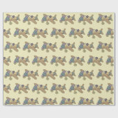 Spielzeugflugzeug Geschenkpapier (Flach)
