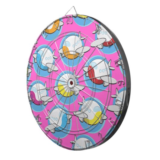 Spielzeugflugzeuge Dartscheibe (Vorderseite rechts)