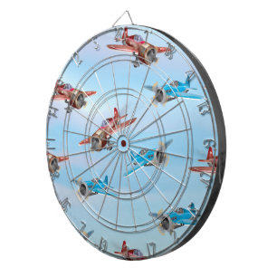 Spielzeugflugzeuge Dartscheibe