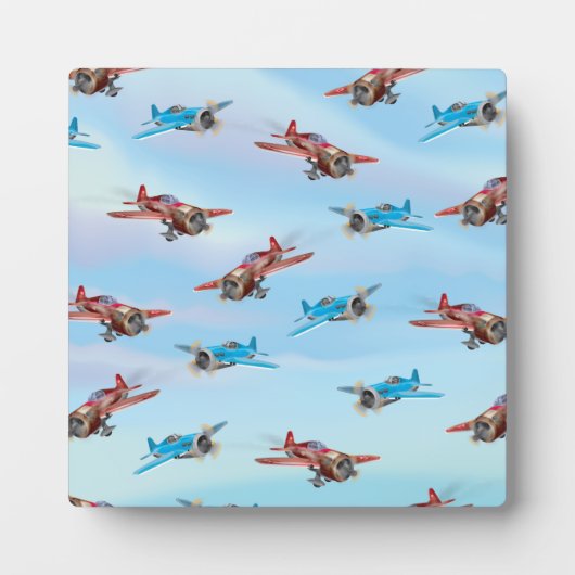 Spielzeugflugzeuge Fotoplatte (Vorderseite)