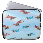 Spielzeugflugzeuge Laptopschutzhülle (Vorderseite)