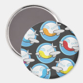 Spielzeugflugzeuge Magnet (Vorderseite/Rückseite)