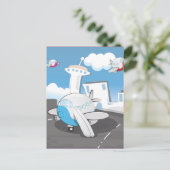 Spielzeugflugzeuge Postkarte (Stehend Vorderseite)
